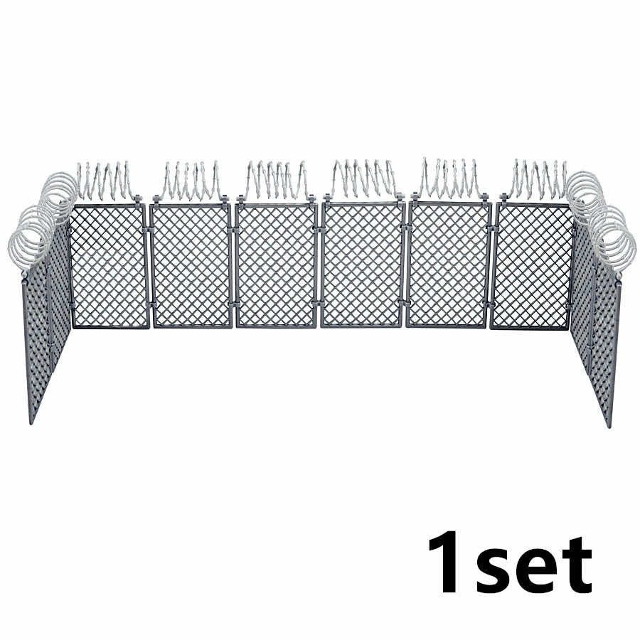 Military Base Barbed Wire Fence 30104 92338 For LEGO Building Blocks Brick Toy