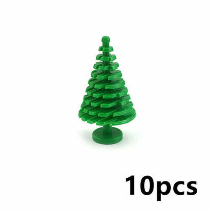 Plant Tree Leaf Flower Parts for Lego Sets 30176 3741 Building Blocks Sets DIY