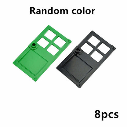 Marco de puerta y ventana gruesa de la ciudad de la casa 60596 Piezas para juegos de bloques de construcción Lego DIY