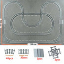 City Rail Flexible Tracks for Lego Kit Train Building Blocks Sets DIY - 20 Sets! | The Drift Art Co. 14