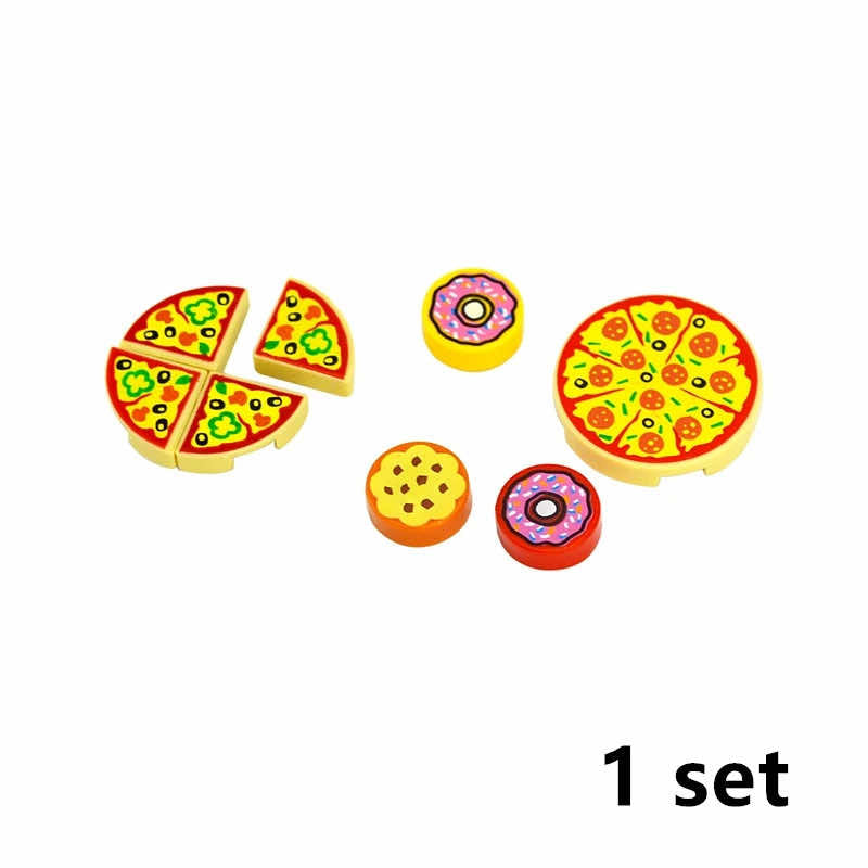 Stroller Baby Computer Phone Clock Pizza City for Lego Building Blocks Sets DIY | The Drift Art Co. 16