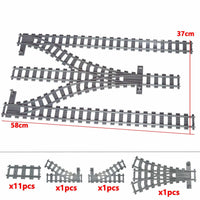 Track Crossing Switch Forked Rail for Lego Kit Train Building Blocks Sets DIY | The Drift Art Co. 21