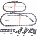 Track Straight Curved Crossing Rail for Lego Train Building Block DIY - 60 Sets! | The Drift Art Co. 9