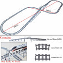 Track Straight Curved Crossing Rail for Lego Train Building Block DIY - 60 Sets! | The Drift Art Co. 11