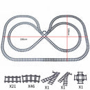 Track Straight Curved Crossing Rail for Lego Train Building Block DIY - 60 Sets! | The Drift Art Co. 14