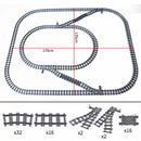 Track Straight Curved Crossing Rail for Lego Train Building Block DIY - 60 Sets! | The Drift Art Co. 23