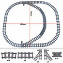 Track Straight Curved Crossing Rail for Lego Train Building Block DIY - 60 Sets! | The Drift Art Co. 29