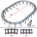 Track Straight Curved Crossing Rail for Lego Train Building Block DIY - 60 Sets! | The Drift Art Co. 41