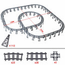 Track Straight Curved Crossing Rail for Lego Train Building Block DIY - 60 Sets! | The Drift Art Co. 42
