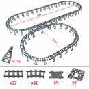 Track Straight Curved Crossing Rail for Lego Train Building Block DIY - 60 Sets! | The Drift Art Co. 45