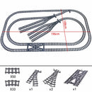 Track Straight Curved Crossing Rail for Lego Train Building Block DIY - 60 Sets! | The Drift Art Co. 50