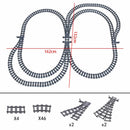 Track Straight Curved Crossing Rail for Lego Train Building Block DIY - 60 Sets! | The Drift Art Co. 52