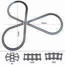 Track Straight Curved Crossing Rail for Lego Train Building Block DIY - 60 Sets! | The Drift Art Co. 54