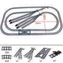 Track Straight Curved Crossing Rail for Lego Train Building Block DIY - 60 Sets! | The Drift Art Co. 57