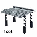 Bridge Tracks w/ Rock for Lego Kit Train Building Blocks Sets DIY - 20 Sets! | The Drift Art Co. 9