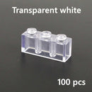Transparent Blue & White Thick Brick Educational Building Blocks Bricks Toy DIY | The Drift Art Co. 10