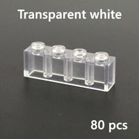 Transparent Blue & White Thick Brick Educational Building Blocks Bricks Toy DIY | The Drift Art Co. 11