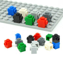 100pcs 1x1 MOC Plate 47905 2 Sided Studs Education Building Block Bricks Toy DIY - Minifigure -  - The Drift Art Co.