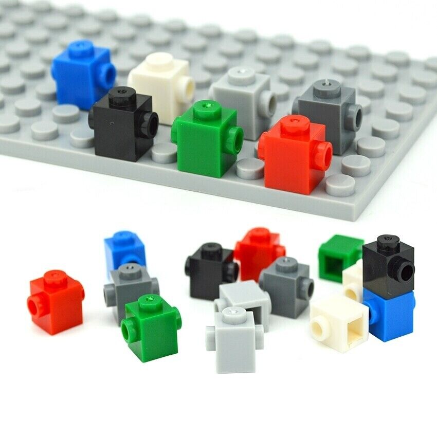 100pcs 1x1 MOC Plate 47905 2 Sided Studs Education Building Block Bricks Toy DIY - Minifigure -  - The Drift Art Co.