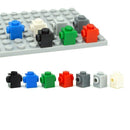 100pcs 1x1 MOC Plate 47905 2 Sided Studs Education Building Block Bricks Toy DIY - Minifigure -  - The Drift Art Co.