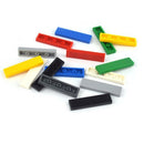 100pcs Ceramic Flat Tile 1x4 2431 Building Blocks Bricks Toy DIY - Many colors - Minifigure -  - The Drift Art Co.