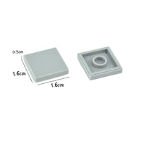 100pcs Ceramic Flat Tile 2x2 3068 Building Blocks Bricks Toy DIY - Many colors - Minifigure -  - The Drift Art Co.