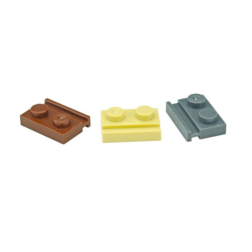 100pcs Door Rail Special Groove 1x2 32028 Building Blocks Bricks - Var Colors - Minifigure -  - The Drift Art Co.