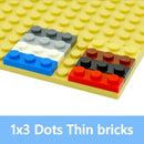 100pcs Thin Style 1x3 3623 Education Building Blocks Bricks DIY - Various Colors - Minifigure -  - The Drift Art Co.