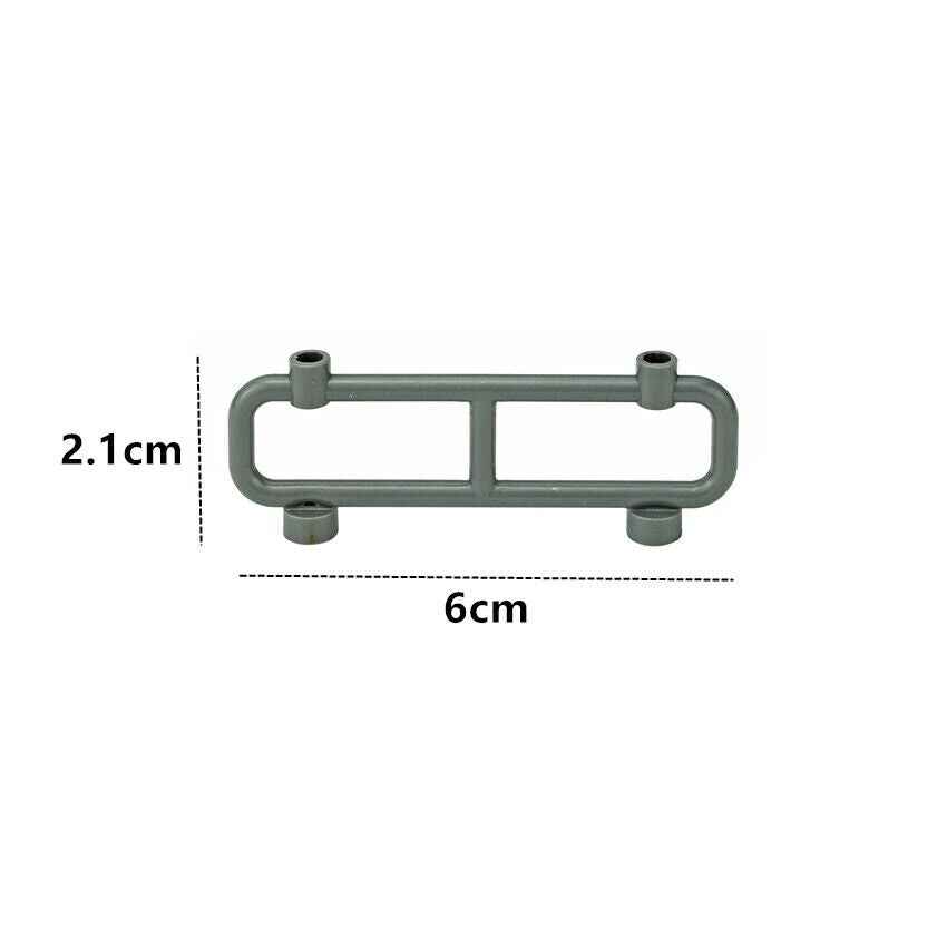 10pcs Car Fence Guardrail Panel 1x8x2 2486 Building Blocks Bricks - Var Colors -  - The Drift Art Co.