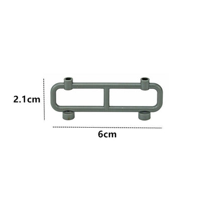 10pcs Car Fence Guardrail Panel 1x8x2 2486 Building Blocks Bricks - Var Colors -  - The Drift Art Co.