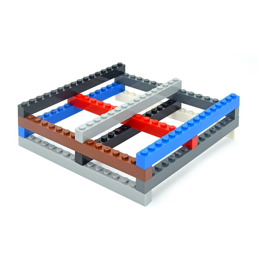 10pcs Classic Style 1x16 2465 Building Blocks Thick Bricks  - Various Colors - Minifigure -  - The Drift Art Co.