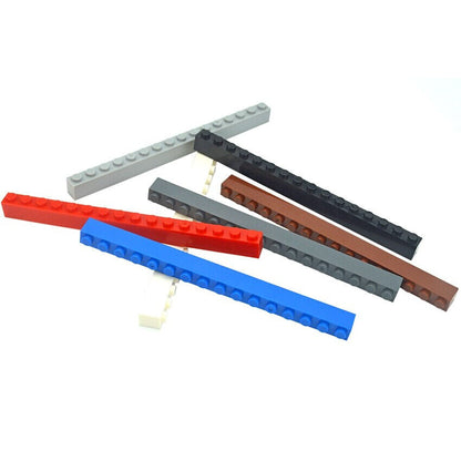 10pcs Classic Style 1x16 2465 Building Blocks Thick Bricks  - Various Colors -  - The Drift Art Co.