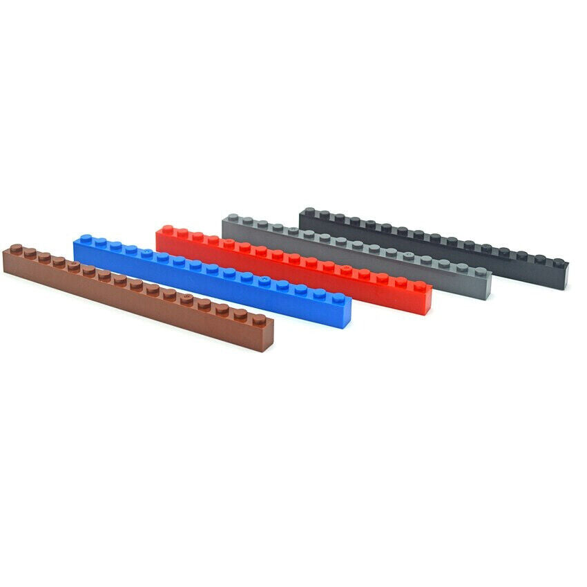 10pcs Classic Style 1x16 2465 Building Blocks Thick Bricks  - Various Colors -  - The Drift Art Co.
