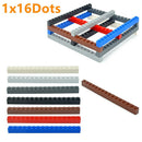 10pcs Classic Style 1x16 2465 Building Blocks Thick Bricks  - Various Colors - Minifigure -  - The Drift Art Co.