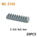 10pcs Gear Rack 6630 3743 Train Car Crane Brick Building Blocks Bricks Toy DIY - Minifigure -  - The Drift Art Co.