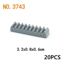 10pcs Gear Rack 6630 3743 Train Car Crane Brick Building Blocks Bricks Toy DIY - Minifigure -  - The Drift Art Co.