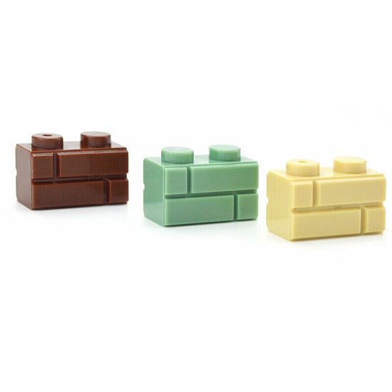 130 pièces MOC 1x2 briques blocs de construction éducatifs briques jouet bricolage - Différentes couleurs