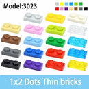 145pcs Thin 1x2 Dots 3023 DIY for Lego Kits Wall bricks Building Blocks Set - LEGO (R) Complete Sets & Packs -  - The Drift Art Co.
