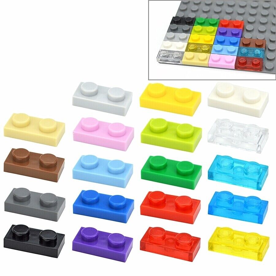 145pcs Thin 1x2 Dots 3023 DIY for Lego Kits Wall bricks Building Blocks Set -  - The Drift Art Co.