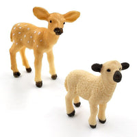 1pc Alpaca Warthog Sheep Deer Fox Monkey Animal Miniature Art Toy Figure Doll - Action Figure -  - The Drift Art Co.