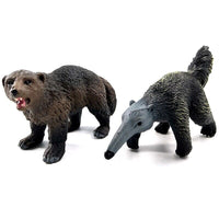 1pc Badger Wolverine Anteater Beaver Animal Miniature Art Toy Figure Doll DIY - Action Figure -  - The Drift Art Co.
