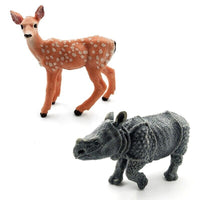 1pc Okapi Sheep Deer Crocodile Lynx Koala Animal Miniature Art Toy Figure Doll - Action Figure -  - The Drift Art Co.