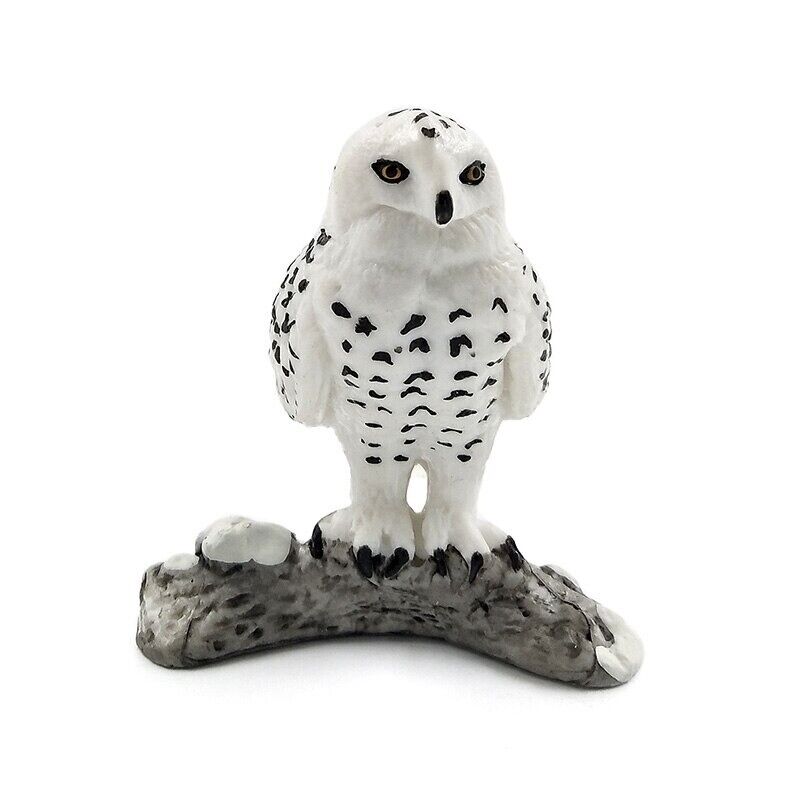 1pc Simulation Bald eagle Snowy Owl Animal Miniature Art Toy Figure Doll DIY -  - The Drift Art Co.