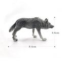1pc Simulation Leopard Wolf Black Panther Animal Miniature Art Toy Figure Doll - Action Figure -  - The Drift Art Co.