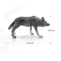 1pc Simulation Leopard Wolf Black Panther Animal Miniature Art Toy Figure Doll - Action Figure -  - The Drift Art Co.