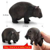 1pc Simulation Wolf Kangaroo Bird Snake Animal Miniature Art Toy Figure Doll - Action Figure -  - The Drift Art Co.