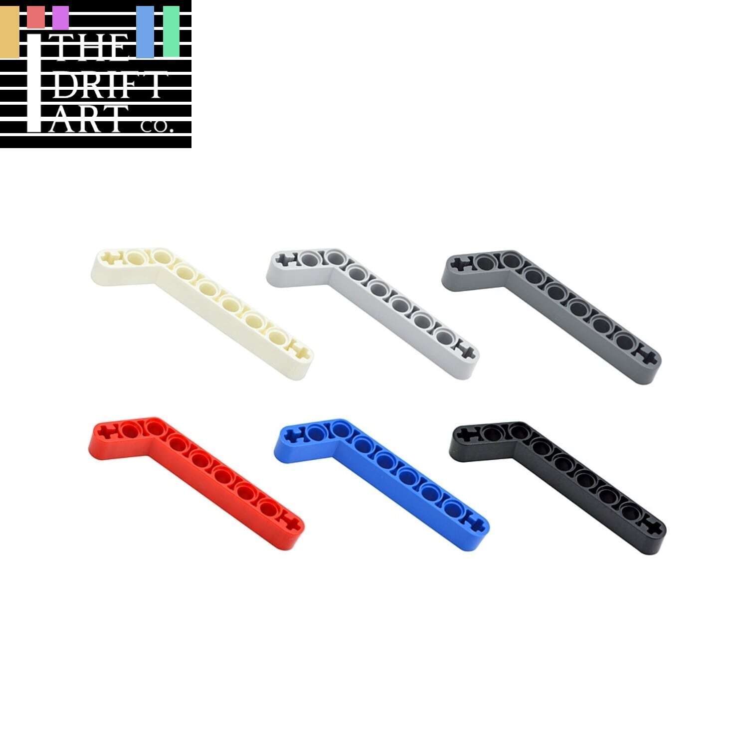 1x9 Thick Curved Beam Liftarm 32271 Parts for Lego Kit Building Block Sets -  - The Drift Art Co.