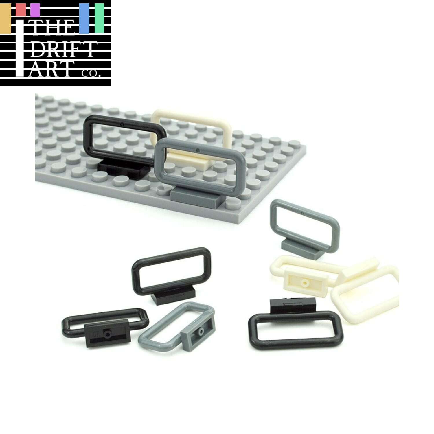20pcs Fence Guardrail Panel 1x4x2 6187 Building Blocks Bricks DIY - Var Colors - Minifigure -  - The Drift Art Co.