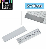 20pcs MOC 2x8 Smooth Educational Building Blocks Bricks Toy DIY - Various colors - Minifigure -  - The Drift Art Co.