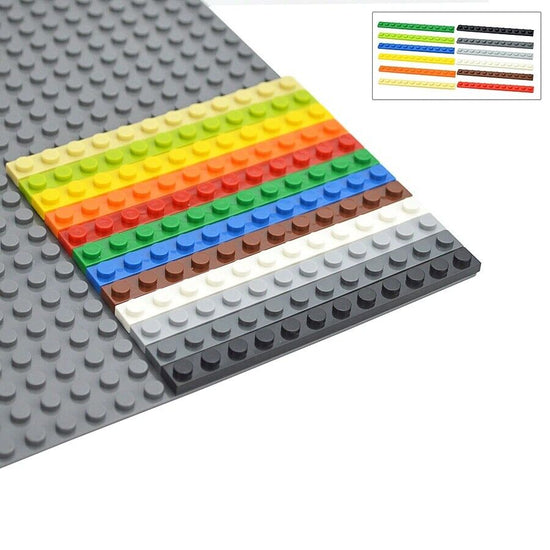 Lot de 20 plaques fines 60479 1 x 12 points pour blocs de construction LEGO, ensemble de briques à monter soi-même